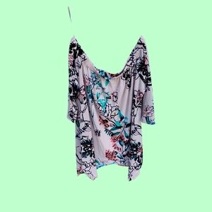Floral Off-Shoulder Women's Top